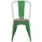 Flash Furniture Green Metal Stackable Chair with Wood Seat, PK4 4-CH-31230-GN-WD-GG - alternate 7
